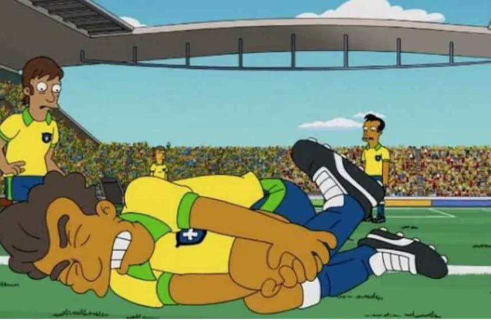 Los Simpson predicen la lesión de Neymar, la corrupción en la FIFA y la disputa Alemania Brasil de 2014