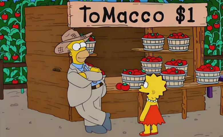 Los Simpson predicen los vegetales mutantes de Fukushima